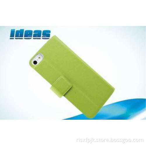 Green Book Flip Apple iPhone Leather Cases / iPhone5 Stand